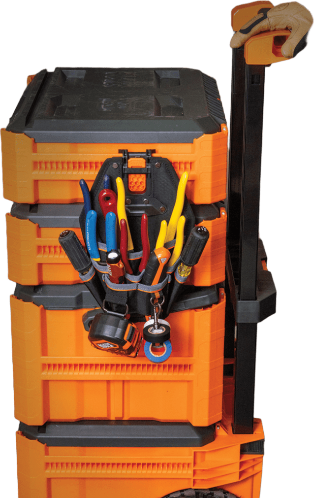 Bolsa Porta Herramientas de 8 Bolsillos adaptable a cualquier Cinturón de 6.5 cm o al Sistema de rieles MODbox. - Image 8