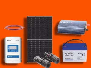 Paquete Básico 800W/h-Sistema aislado(Off-Grid)