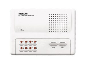 Sistema de intercomunicador manos libres para 8 extensiónes