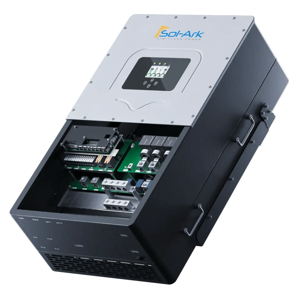 Inversor Hibrido Interactivo SOL-ARK, 30 Kw, 220 Vcc, 3 Fases, WIFI incluido, IP65, 160-500 Vcc baterias - Image 3