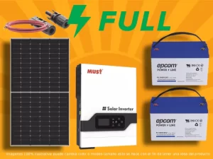 Paquete Full de 2000-2600 W/h Sistema autónomo para Aires Acondicionado