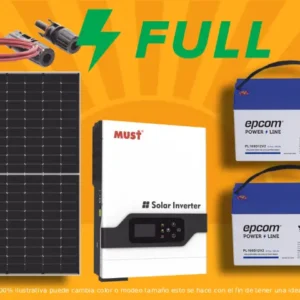 Paquete Full de 2000-2600 W/h Sistema autónomo para Aires Acondicionado