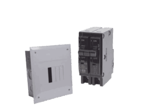 Kit Centro de Carga 4P para sobreponer con 2 Interruptores Térmicos de 2 Polos, 30Amp 120/240Vca 10kA.