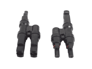 Conector  MC-4 Doble para Módulos Fotovoltaicos. Tipo 2T