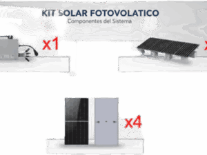 Kit Solar Interconexión  / 2.2 kW  220Vca / Microinversores NEP / Montaje Incluido