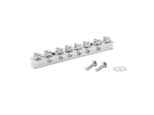 Barra de conexión a tierra universal UGB2/0-414-6 de 6 puertos.