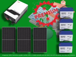 paquete premium de energía solar