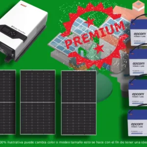 paquete premium de energía solar