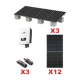Kit Solar Interconexion  / 7kW  220Vca / Inversor AFORE / Montaje Incluido