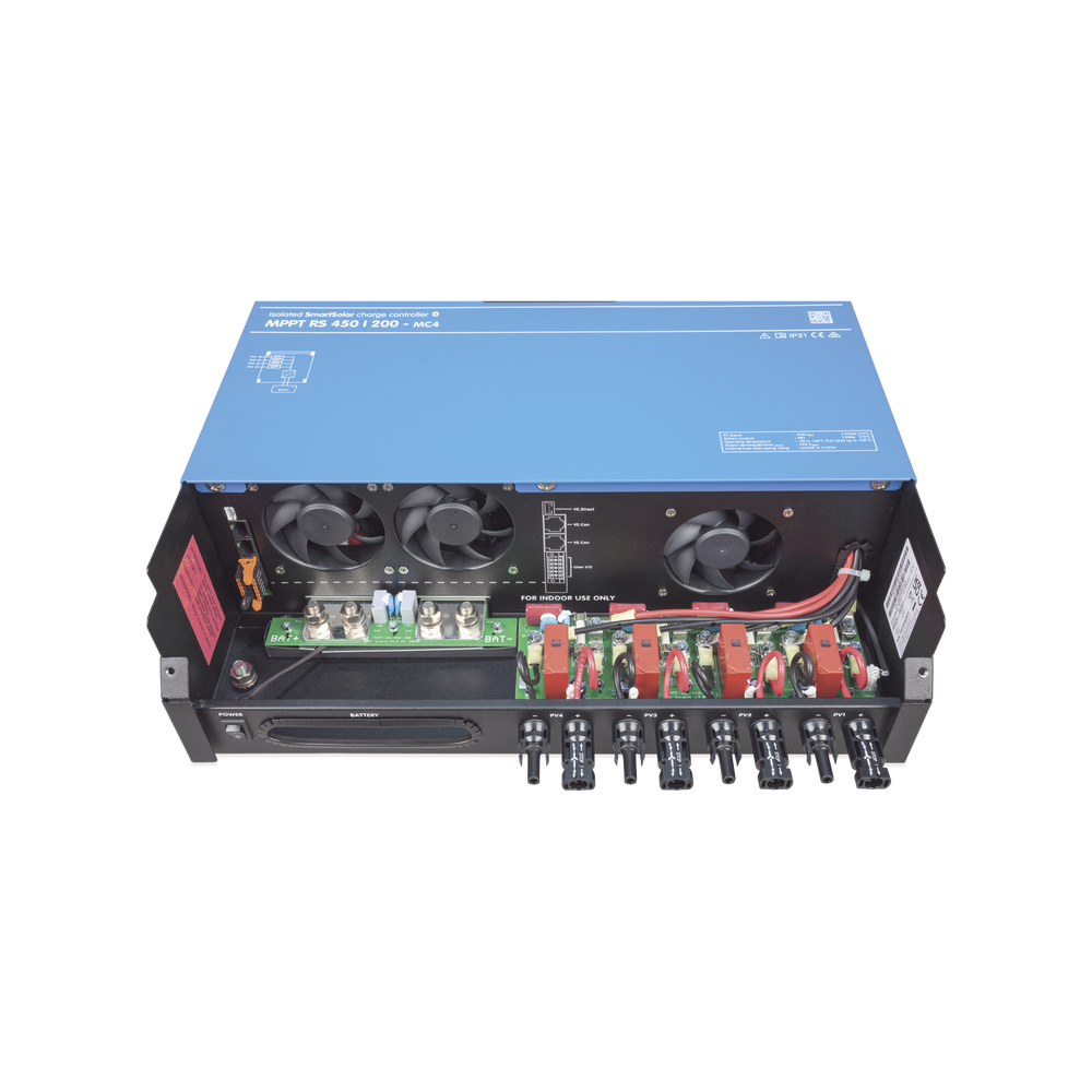 SmartSolar MPPT RS 450/100-MC4. Controlador Solar MPPT 100A, Voltaje: 48 Vcc. Para uso con Inv. Cargadores Victron - Image 4