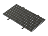 Montaje Para Piso de Concreto Para un Modulo Fotovoltaico  de 450 a 660W