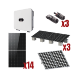 Kit Solar Interconexion  / 8kW  220Vca / Inversor HUAWEI/ Montaje Incluido