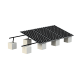 Montaje para Panel Solar, Riel "8" de 5400mm para Módulos con Espesor de 30-35mm, Velocidad de Viento Máx. 136km/h (20° a 45°) Con Anodizado Negro
