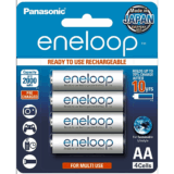 Batería Recargable AA 1.2V ENELOOP / Ni-HM / Paquete de 4 Baterías