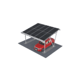 Sistema Solar Carport MRac para Estacionamientos / Estructura Aluminio Anodizado Al6005-T5/T6 / Compatible Módulos Framed y Frameless / Diseño Personalizado Caso por Caso / Inclinación 10° / Altura Libre 2300 mm+ / Resistencia Vie