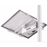 Soporte/Montaje para Panel Solar WI-BRKP133 para Postes / Estructura Galvanizada SGCC 2 mm / Ajuste Ángulo 0-75° / Compatible Postes Redondos 76-133 mm y Cuadrados 50-130 mm / Paneles hasta 900 mm Ancho y 35 mm Grosor / Resistente Corrosi&o