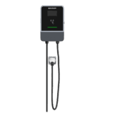 Estación de Carga AC para Vehículos Eléctricos / 7 kW / 32 A / IEC62196-Type2 / Cable 5 m (16.4 ft) / IP55-IK10 / Wi-Fi-Bluetooth / LCD 4.3'' / Múltiples Protecciones