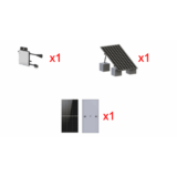 Kit Solar Interconexion  / 500 W  220Vca / Microinversores HOYMILES / Montaje Incluido