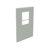 Placa Adaptadora de Aluminio con Corte para Aire Acondicionado T15, Gabinetes ComLine OSP, 506 x 381mm Con Junta de Espuma y Hardware Inoxidable