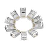 CONECTOR CAT6 BLINDADO BOLSA CON 10 UNIDADES