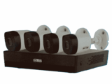 SAXXON SUA-KIT/XVR1E04-I/4-B10P-0280B - Kit de 4 Canales HDCVI/ Cámaras B10P de 1MP 720P/ Lente de 2.8mm Con Apertura de Hasta 100°/ Grabador de 4 Canales con Detección de Movimiento Inteligente/ Entradas y Salidas de Audio/ #LoNuevo #GSA #VolSX