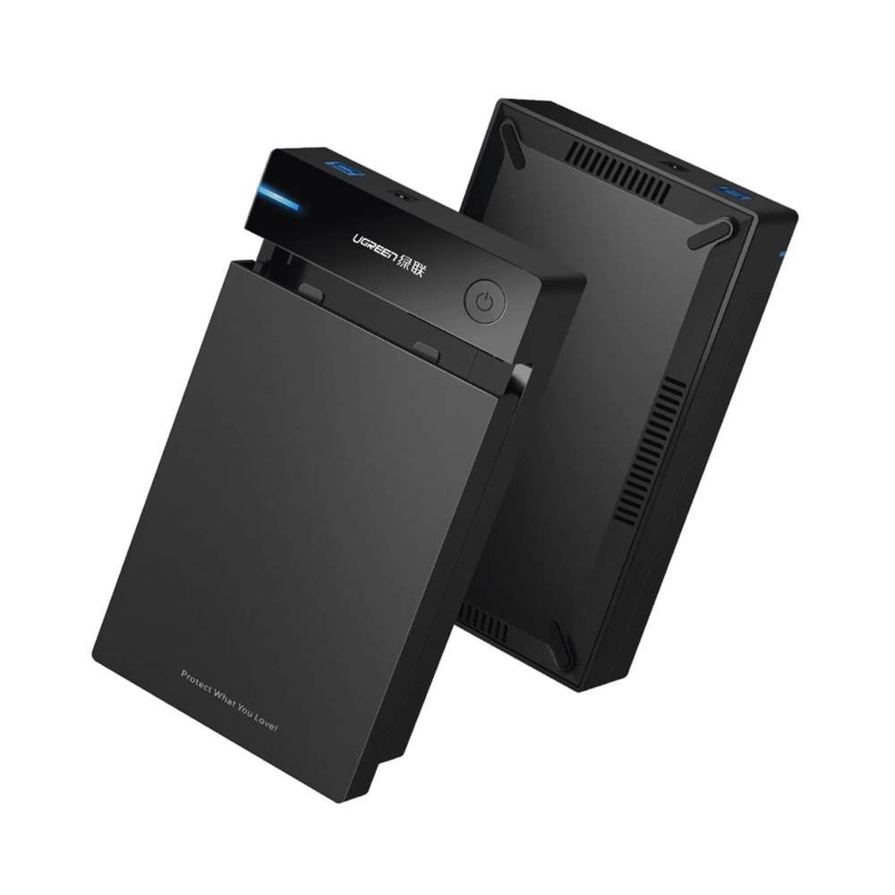 Carcasa de Disco Duro para 3.5" y 2.5" (Enclosure) | Con Cable USB 3.0 | Para HDD 3.5" / SSD 2.5" | SATA I/II/III | UASP | Hasta 16 TB | Compatible con Windows, Linux, Mac OS | No Requiere Controlador | Cable 1m | Incluye Adaptador d - Image 4
