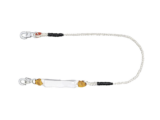 Amortiguador con Cable de Protección de  Nylon y 2 Ganchos de Seguro Doble.