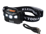 Lámpara Luz LED Frontal Recargable de 400 Lúmenes, Apagado Automático, con Correa de Tela, Adaptable y Ajustable a Gorros, Cascos, Cachuchas  o directo a Frente Humana (Tipo Minero)