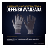 Guantes talla extra grande supraneema con recubrimiento de nitrilo.
