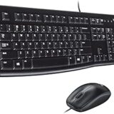 Kit de Teclado y Mouse LOGITECH MK200, Estándar, Negro, 1000 DPI