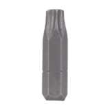 Punta torx tipo T6 hexagonal de 1/4” x 1” de largo