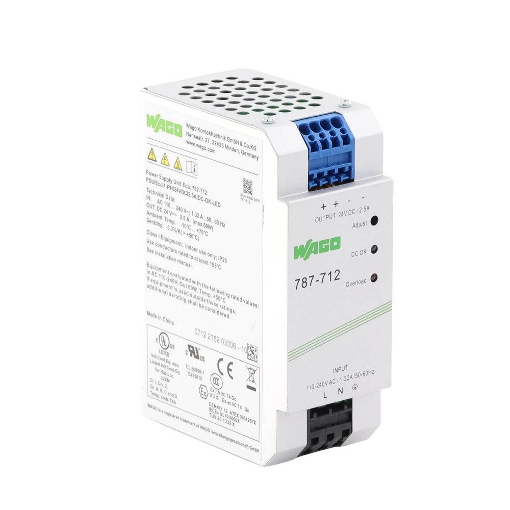 Fuente de Alimentación / ECO / Monofásico / 24V DC / 2.5A / 60W / SELV-PELV / CAGE CLAMP® / Carril DIN - Image 5
