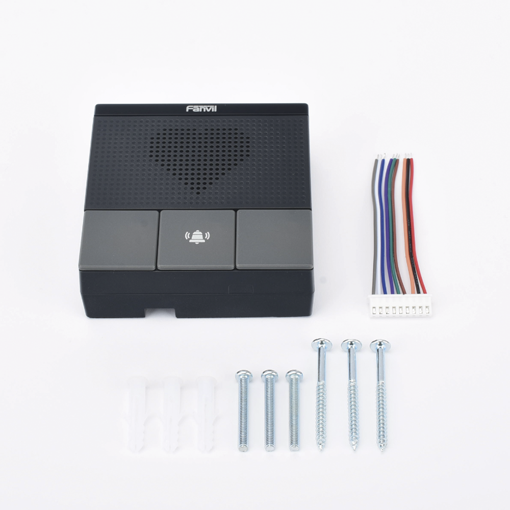 Mini Intercomunicador Wi-Fi para hotelería, hospitales, con diseño elegante, PoE, 3 botones, 1 relevador integrado de salida y entrada. - Image 5