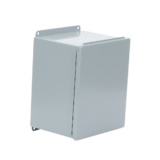 Gabinete de Bisagra Continua NEMA 12; IP66 de Uso en Intemperie, 305 x 254 x 203 mm, De Acero, Color Gris