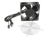 Ventilador Axial Compacto, de 4 Pulgadas, 100 CFM, 115 Vca, De Acero, Color Negro