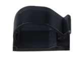 Clip de Nylon 6.6 con Adhesivo, Para Cables de Hasta 9.7 mm de Diámetro, Uso Interior/Exterior, Color Negro, Paquete de 100pz