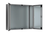 Gabinete de Doble Puerta, 1200 x 1200 x 400 mm, de Acero Inoxidable, Cepillado. Protección NEMA 12, IP55, IK10