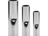 Conector a tope / Sin aislar / 22 - 16 AWG / Sin color / Paquete de 25 piezas.