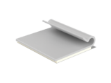 Clip Adhesivo Tipo J, Para Cables de Hasta 4.8 mm de Diámetro, Uso Interior, Color Gris, Paquete de 100pz