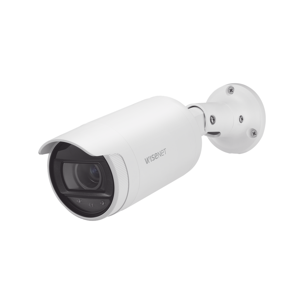 Cámara IP Tipo Bala 4 Megapíxel / Lente varifocal motorizado 3.3 a 10.3mm / IR 30M / WDR 120db / IP66 / H.265 & WiseStream / modo pasillo / POE 802.3af