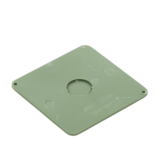 Tapa  para Caja Cuadrada de 1/2″ para instalaciones con tubería PVC Conduit pesado.