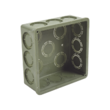 Caja Cuadrada  de 1/2″ – 3/4″ para PVC Conduti Pesado.
