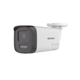[Audio Bidireccional + Dual Light + ColorVu] Bala TURBOHD 4K (8 Megapixel) / Lente 2.8 mm / 40 mts IR EXIR + 40 mts Luz Blanca / Micrófono y Bocina Integrado / Exterior IP67 / Metal / dWDR