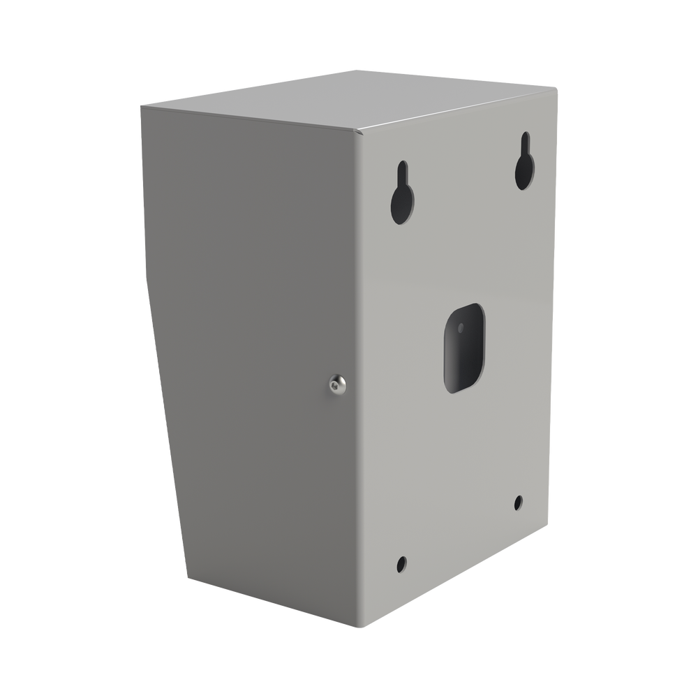 Cubierta Industrial para montaje de Porteros IP Fanvil y Grandstream, pintura electrostática color gris. - Image 2