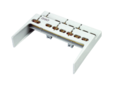 Soporte + Barra de Conexion (4 MOD) (4+2 ENTR.) IP40