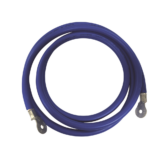 Cable para Baterías,  2.2 m Azul Calibre 2 AWG con Terminales de Ojo en Ambos Extremos
