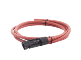 Cable Fotovoltaico, 1.5 m, Rojo, Calibre 10 AWG con Terminal MC4-M en un Extremo