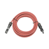 Cable Fotovoltaico, 2.5 m, Rojo, Calibre 10 AWG con Terminal MC4-M en Ambos Extremos
