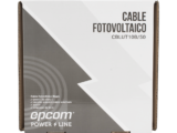 Cable Fotovoltaico Negro / Cobre Estañado / 6 mm² (10 AWG) / 2000V / Rollo de 50 m / / UL 4703 y TUV