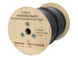 Cable Fotovoltaico Negro / Cobre Estañado / 6 mm² (10 AWG) / 2000V / Rollo de 500 m / / UL 4703 y TUV